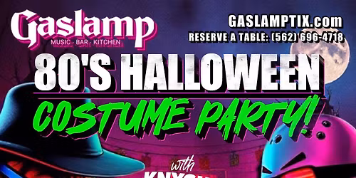 80's HALLOWEEN PARTY with KNYGHT RYDER and COSTUME CONTEST