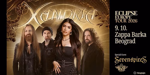 Xandria, Seven Spires i Secret Rule premijerno u Beogradu!
