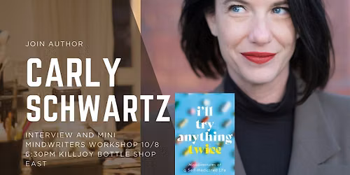 Free Writing Workshop and Interview w\/ Author Carly Schwartz