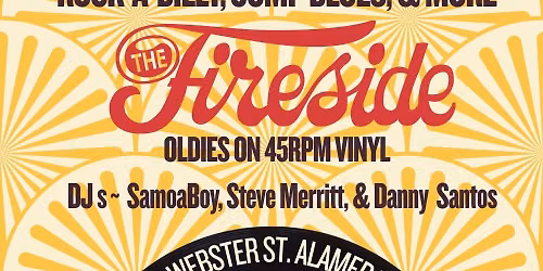 Sunday Jukebox Stroll w 45rpm Oldies vinyl: DJs Danny Santos, Steve Merritt & SamoaBoy