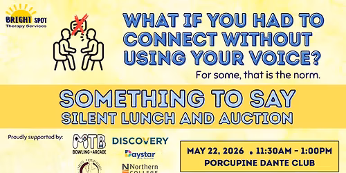 Something to Say Silent Lunch