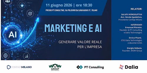 MARKETING E AI: GENERARE VALORE REALE PER L\u2019IMPRESA