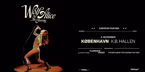 Wolf Alice (+ support: Florence Road - torsdag 6. november - K.B. Hallen