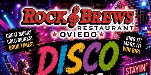 Disco Music Bingo @ Rock & Brews Oviedo