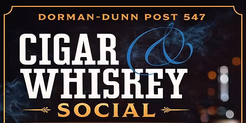 Cigar and Whiskey Social 