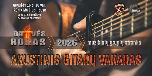 Akustinis gitar\u0173 vakaras
