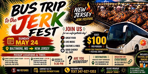 Bus Trip to the New Jersey Jerk Festival