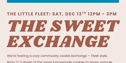 The Sweet Exchange : Community Cookie Swap