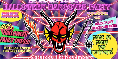 Halloween Hangover Party - Stranger Things Saturday - 80's Fancy Dress!