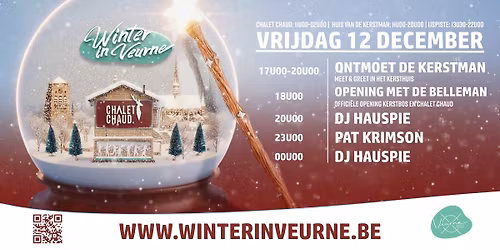 Winter in Veurne - Officiële opening met de Kerstman/Belleman/DJ Hauspie en Pat Krimson