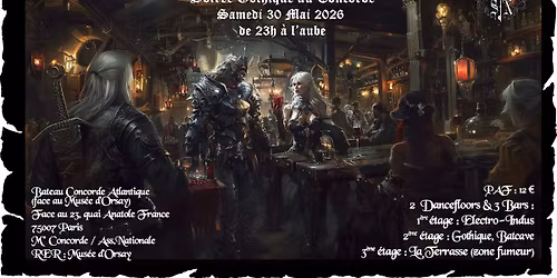 Soir\u00e9e Gothique au Concorde : 2 Dance Floors ! (Derni\u00e8re de la saison )