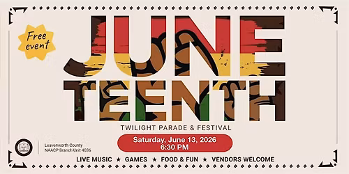 Leavenworth Juneteenth Parade & Festival