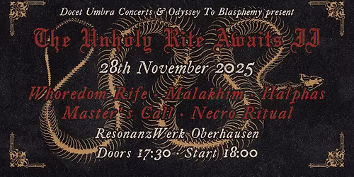 THE UNHOLY RITE AWAITS II