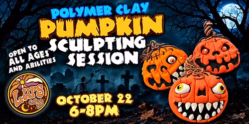 Polymer Clay Halloween Pumpkin Sculpting