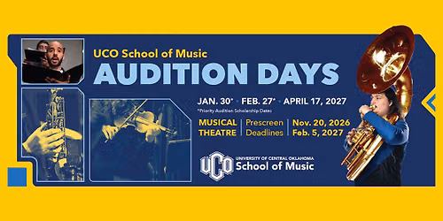 School of Music Auditions - University of Central Oklahoma