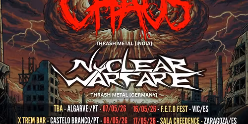 Chaos [India] + Nuclear Warfare [DE\/BR] + Granny's C0caine + support@Vort'n Vis