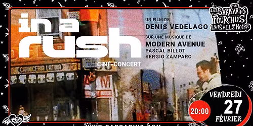 \u276e\u276e\u276e\u276e\u276e IN A RUSH \u276f\u276f\u276f\u276f\u276f \u2726 CIN\u00c9-CONCERT ELECTRO JAZZ