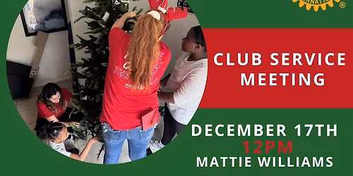 Rotary in the Harbor Presents | Club Service Meeting!!