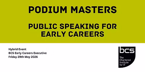 Podium Masters - Public Speaking for Early Careers