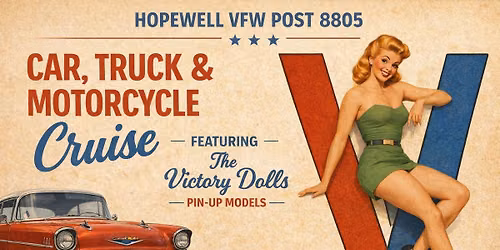 Car, Truck & Motorcycle Cruise Featuring the Victory Dolls