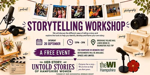 HCFWI Her-Story - A Storytelling Workshop for Hampshire WI Members