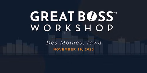 Great Boss Workshop