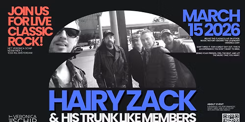 Hairy Zack And His Trunk Like Members - Het VERONICA Schip \u2013 15.03.2026