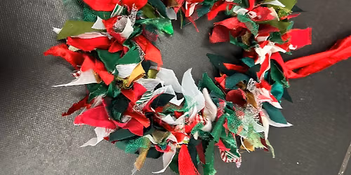 Christmas Rag Wreath Workshop 
