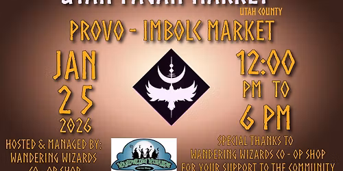 IMBOLC Market - PROVO - Utah Pagan Market