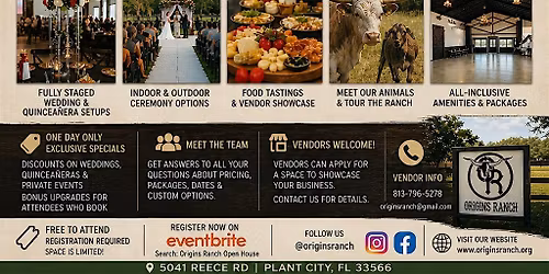 Origins Ranch Open House (Meet & Greet)