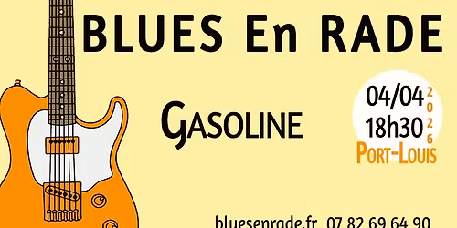 FESTIVAL BLUES EN RADE 2026 : GASOLINE (Bzh-GB)