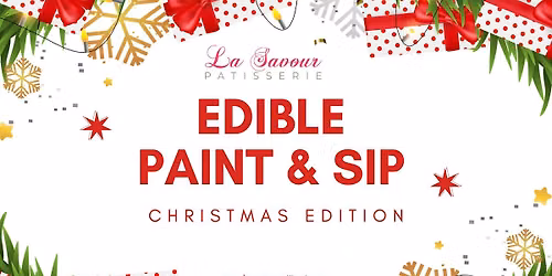 Edible Paint & Sip: Christmas Edition