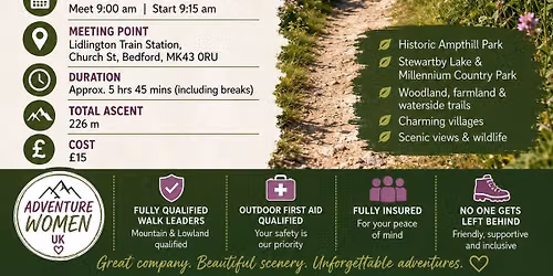 Bedfordshire \u2013 Greensands Ridge & Ampthill Park Circular Hike 