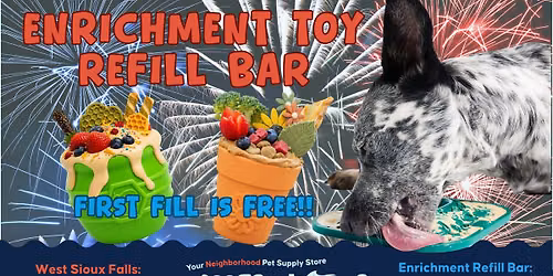 Enrichment Toy Refill Bar-July 4th special!
