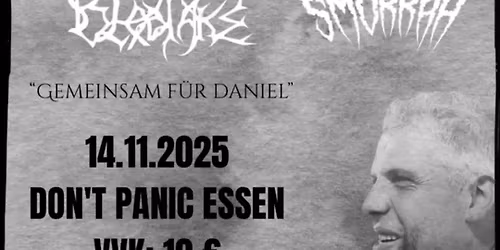 GEMEINSAM F\u00dcR DANIEL - Blodt\u00e5ke + SMORRAH + Blood Atonement + COAL and STEEL by LEAVEN ENTERTAINMENT