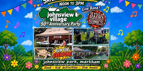 Johnsview Village 50th Anniversary & The RadioSonics (Rock! Dance! Party!)