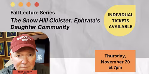 Fall Lecture Series - November