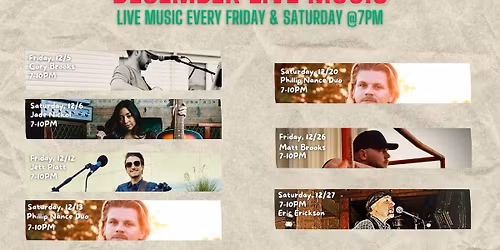 December Live Music at The Stix Icehouse