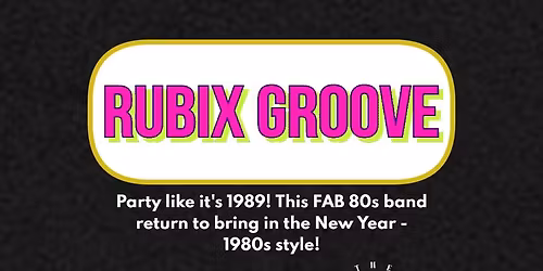 New Year's Eve at the Boathouse with Rubix Groove