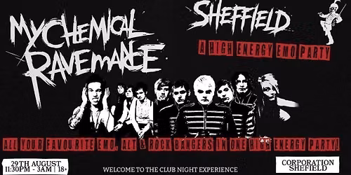 MY CHEMICAL RAVEMANCE: A HIGH ENERGY EMO PARTY \/\/ SHEFFIELD