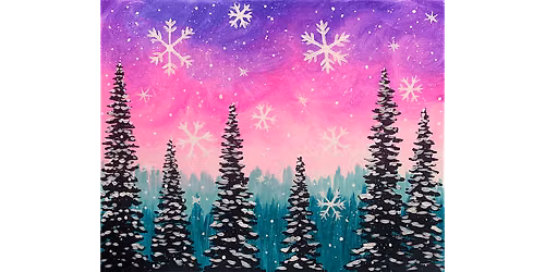 Cotton Candy Winter Dreams - Paint and Sip in Sacramento | Classpop!\u2122