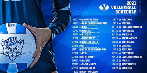 Pittsburgh Panthers at BYU Cougars Womens Volleyball at Smith Fieldhouse