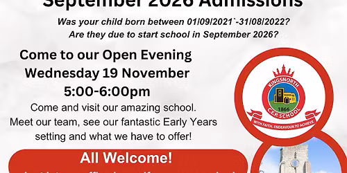Year R Open Evening