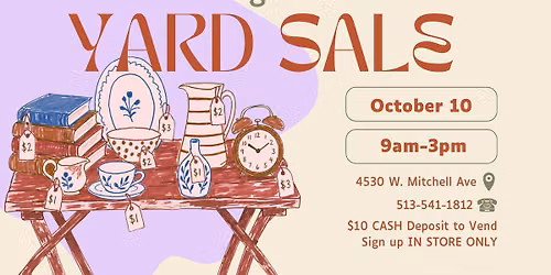 Flamingo Haven Fall Yard Sale