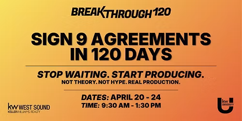 KWWS Breakthrough 120: 9 Transactions in 120 Days
