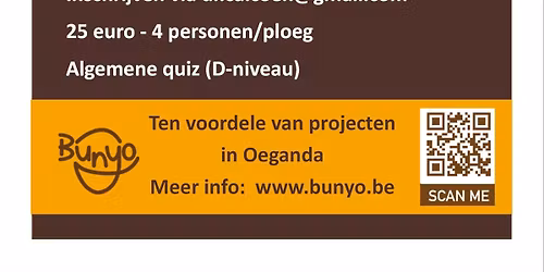 8e editie Bunyo-quiz