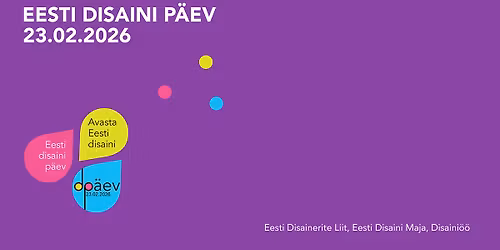 EESTI DISAINI P\u00c4EV 2026