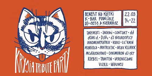 KRYSIA TRIBUTE PARTY - BENEFIT NA KOTKI \u208d^. .^\u208e\u27c6 | K-BAR POWI\u015aLE 