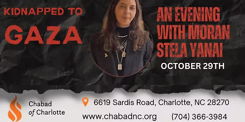 Kidnapped! An Evening With Moran Stela Yanai