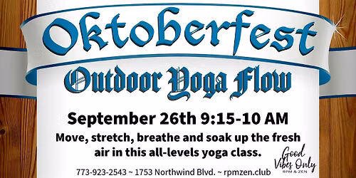 Oktoberfest Outdoor Yoga Flow at Good Vibes Only